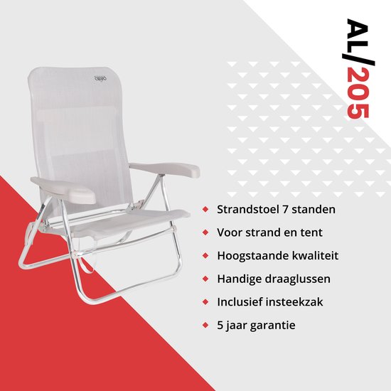 Crespo - Strandstoel - AL/205 - Beige van Crespo — afbeelding 2