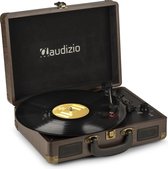 Retro platenspeler met speakers - Audizio RP114W - Model 2024 - met PC software - Houtlook