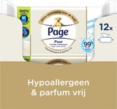 Page Papier toilette humide Puur - papier toilette humide extra résistant - 38 x 12 pièces - paquet avantageux