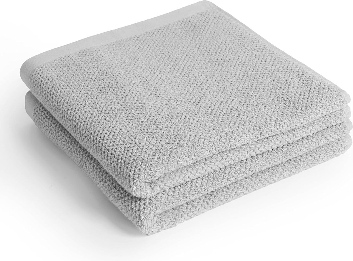 Goodivery ® Zachte Luxe Handdoekenset van 100% Katoen in Parelgrijs voor Spa-Ervaring Thuis