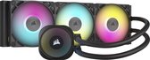Bol.com CORSAIR iCUE Link TITAN 360 RX LCD CPU Vloeistofkoeler - 360 mm Radiator - 3x RX120 RGB-fans -Zwart (Geschikt voor LGA 1... aanbieding