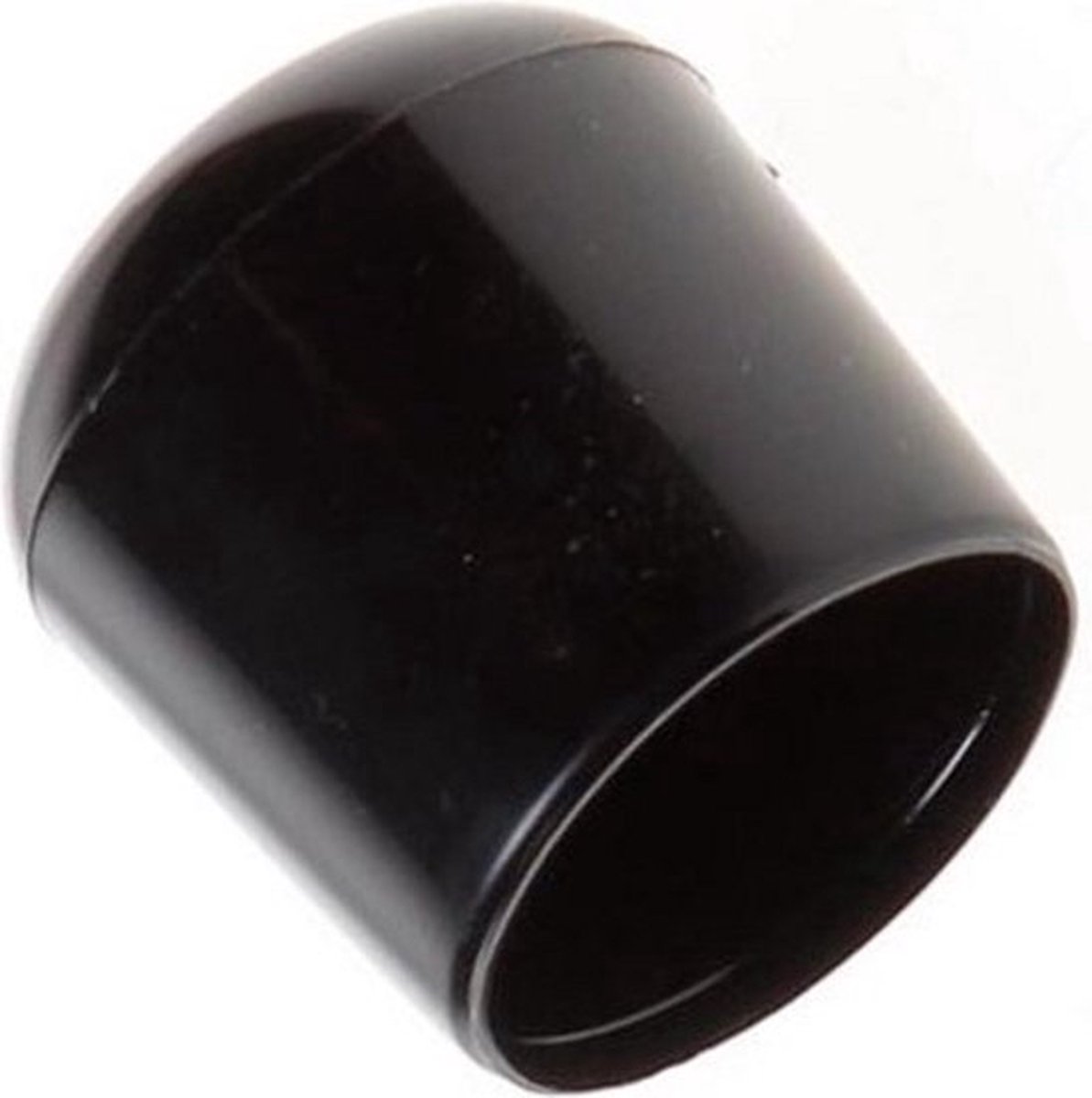 QlinQ pootdop omsteek rond zwart 13mm; 4 per verp