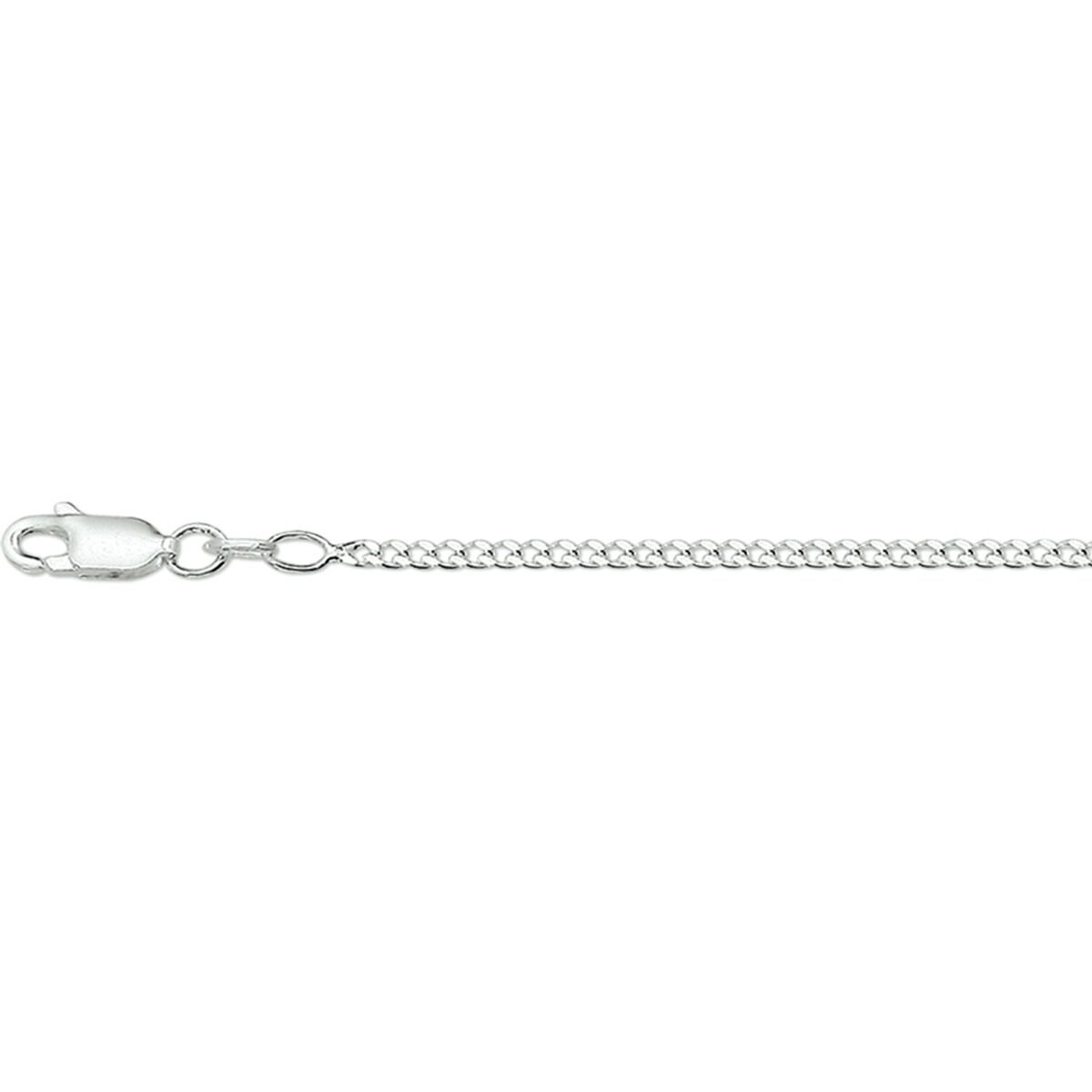 YO&NO - Ketting - Zilver - Gourmet - 2.0mm - 70cm -Sieraden Vrouw - Heren - Gerhodineerd - Zilver 925