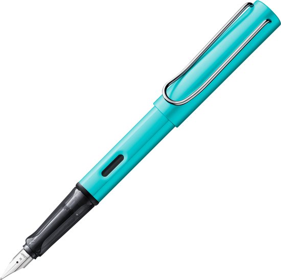 LAMY AL-star graphite - Vulpen met ergonomische greep & gepolijst stalen penpunt in maat M - lichtgewicht aluminium behuizing - inclusief LAMY T 10 blauw vulling - Rechtshandig