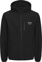 JACK&JONES PLUS JJTHEO SOFTSHELL JACKET PLS Heren Jas - Black