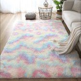 Regenboog Chromatische Kleur Illusie Gebied Tapijt Groot, Tapijt Tapijt voor Woonkamer Slaapkamer Bank Deurmat Decoratie, Antislip Vloermat kopen vanaf een prijs van 2.6