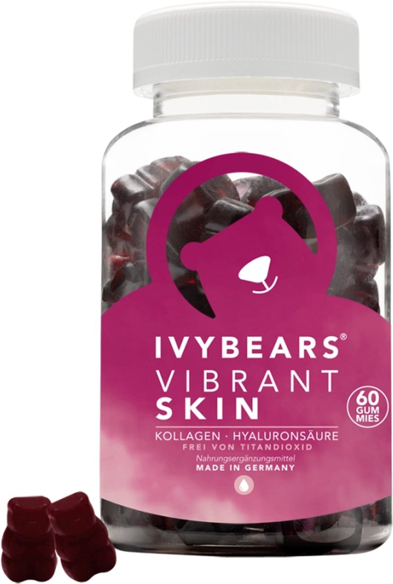IVYBEARS® - Bruisende Huid / Beauty Vitamine Beertjes voor een stralend mooie huid 150 g