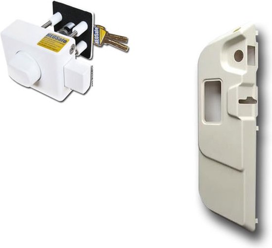 HEOSolution HEOSafe Adapter für Zusatzschloss weiß