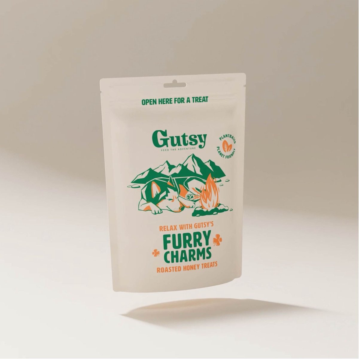 Gutsy Furry Charms (10-Pack) - Hondensnacks - Plantaardig - Relaxatie Hondensnoepjes - Hypoallergeen