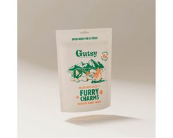 Gutsy Furry Charms (10-Pack) - Hondensnacks - Plantaardig - Relaxatie Hondensnoepjes - Hypoallergeen