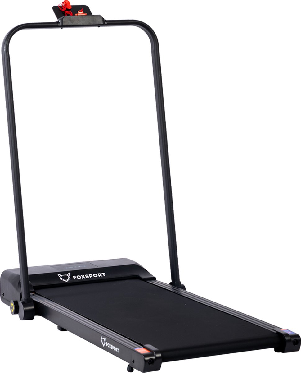 FOXSPORT Loopband - Dunne en lichteloopband voor thuis - Met afstandsbediening - Geen montage vereist - 1-12km/h - LCD scherm - Meerdere snelheidsstanden - Treadmill - Wandelband - Walking Pad