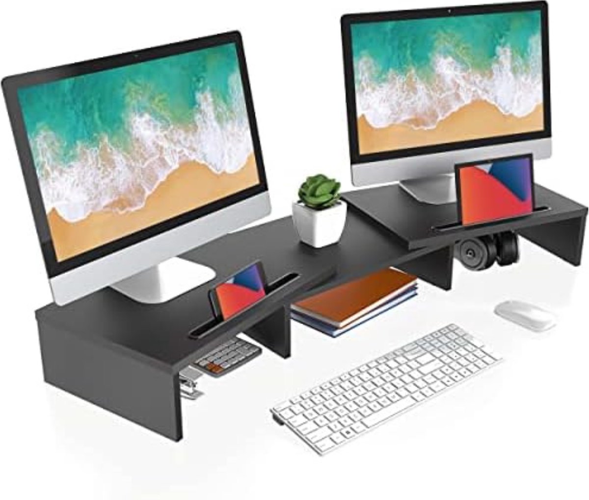 Solacis Laptop verhoger - Laptopverhoger - Stabiel - Staand Werken - Ergonomisch - Laptop Verhoger Bureau - Must have voor uw laptop!