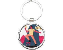 Akyol - Toneelspeler Sleutelhanger - actrice - De beste acteur - Film - serie - theater - acteur - musicalspeler - de beste actrice - masker - toneelspeler - figurant - filmspeler - filmacteur - tonelist - 4 x 7,5 CM