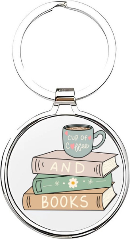 Akyol - Boeken Sleutelhanger - boek - Liefhebbers van boeken - Boeken - book - boekenclub - boekenliefhebber - bibliotheek - bieb - roman - thriller boek - e-reader lezers - 4 x 7,5 CM