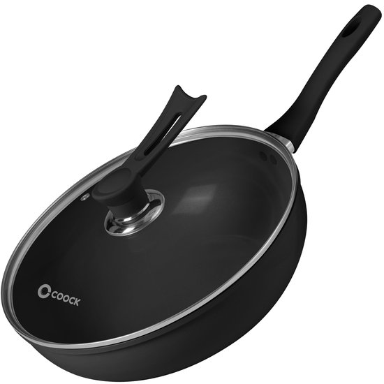 Poêle wok noire