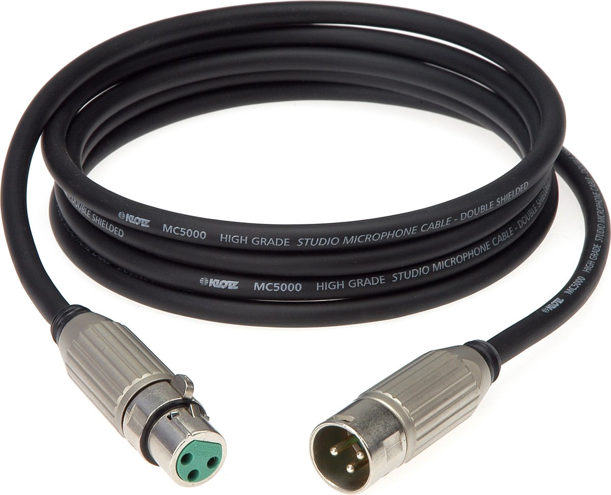 Klotz M5-03 Switchcraft XLR 3P - XLR 3P microfoonkabel 3 meter