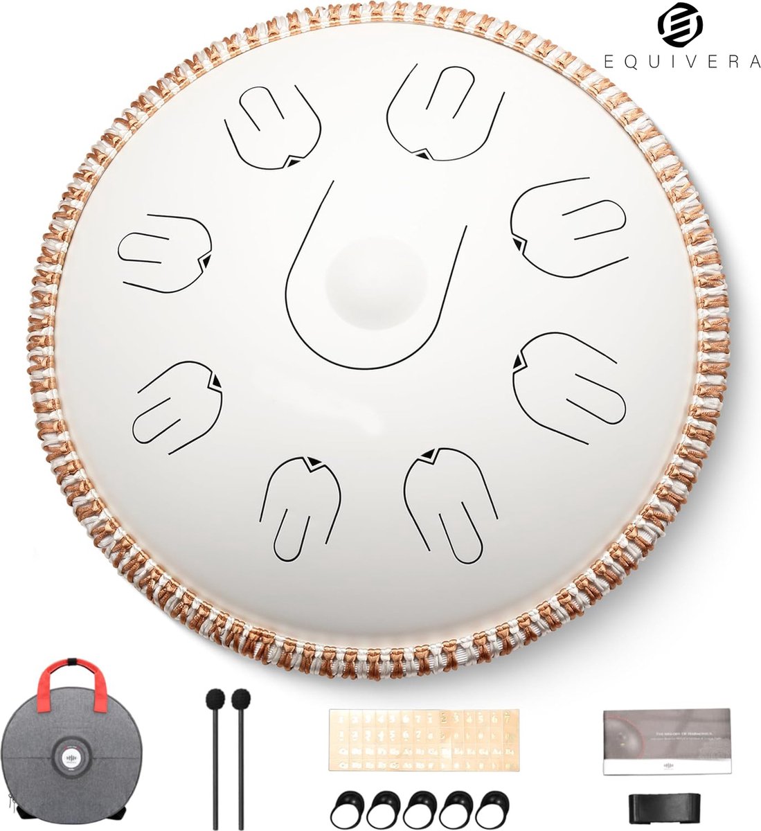 Equivera Handpan - Handpan Klankschaal - Handpan Drum - Tongue Drum