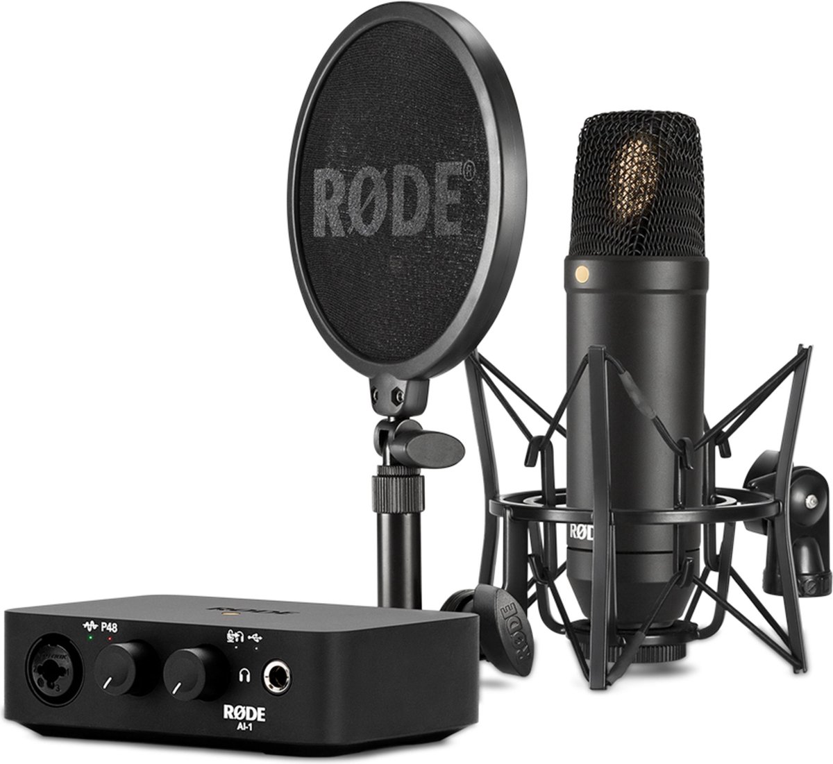 Bol.com Rode NT1/AI1 Complete Studio Kit - Condensator microfoon aanbieding