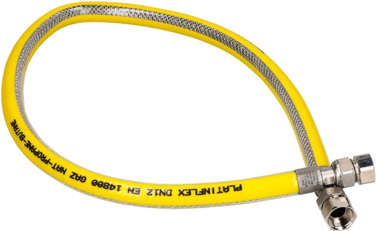 Plieger Flex flexibele RVS premium - gasslang - 125cm - Gastec