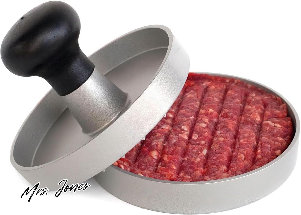 Mrs. Jones Professionele hamburgerpers - hamburger pasteitjes maken met gemak. .