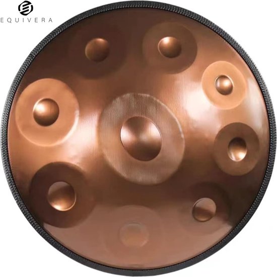 Equivera Handpan - Bol chantant Handpan - Tambour Handpan - Tambour de langue