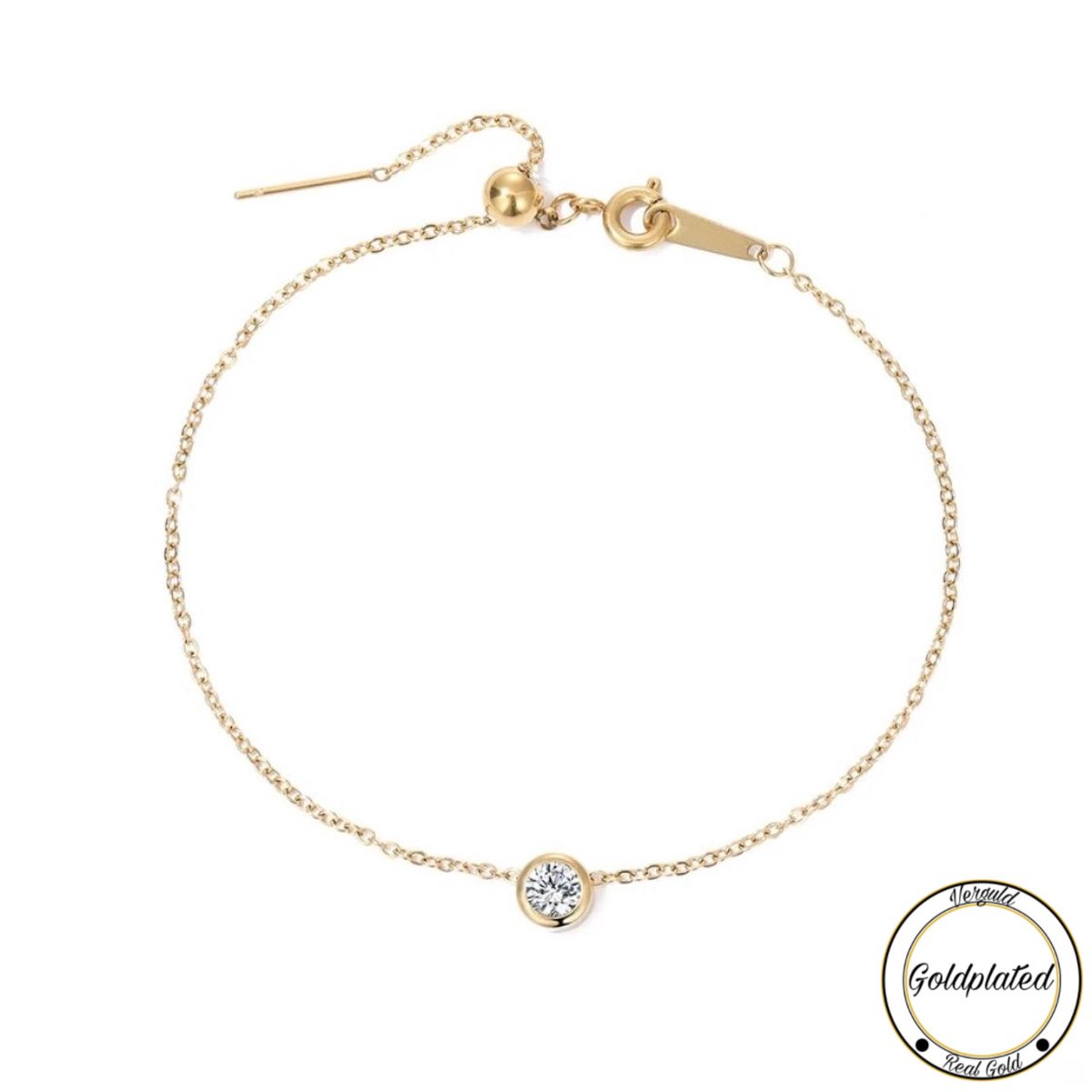 Soraro Birthstone Armband | December | Goudkleurig | Armband voor Haar | Elegant | Cadeau Voor Haar | Cadeau Voor Vriendin | Verjaardag Cadeau | Moederdag Cadeau | Cadeau Ideeën