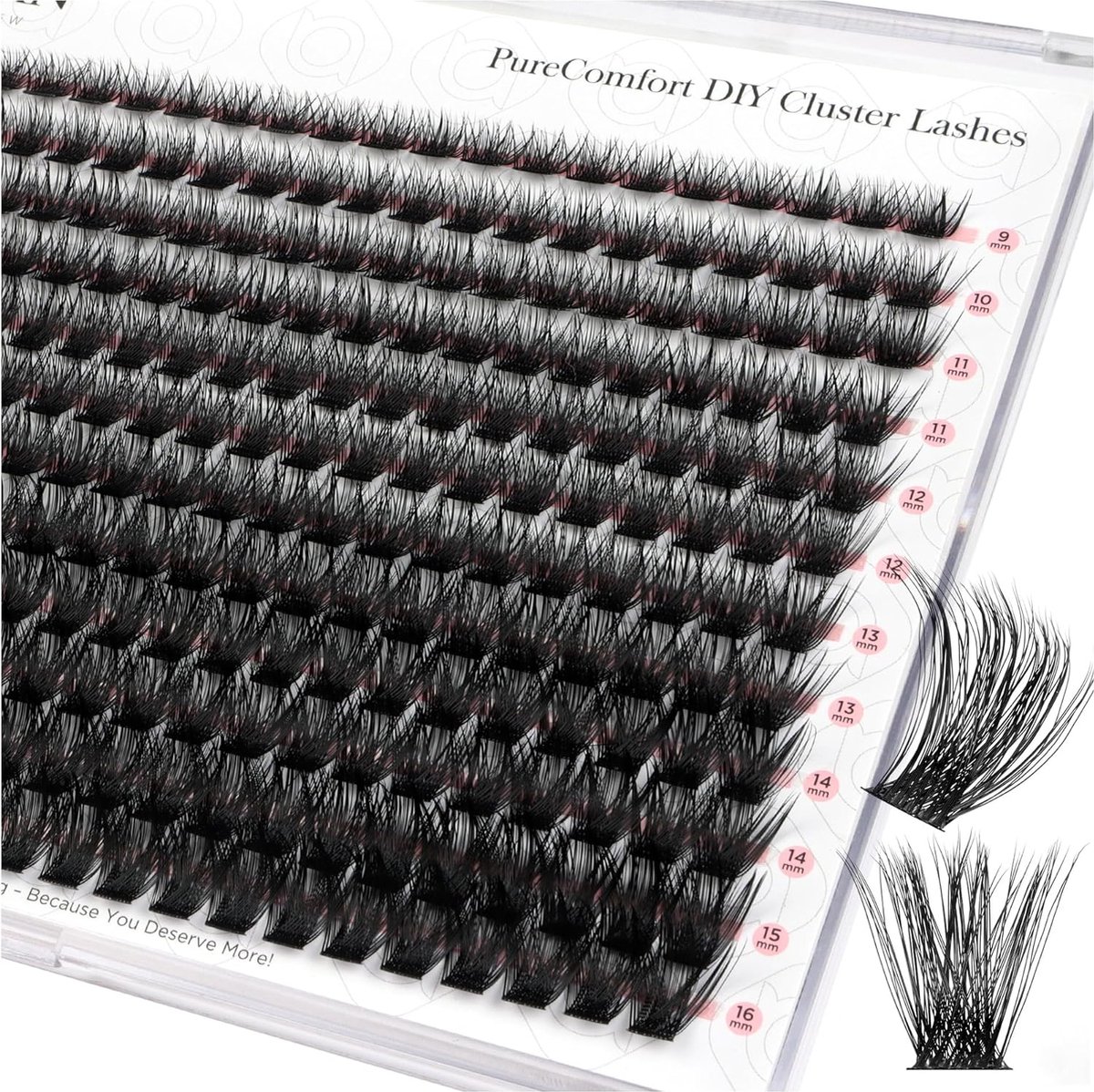 Goedkoopste Wimper Extensions Set 56D - D-Curl Wimperhaartjes - 288 Stuks - 0,08 mm - 10-16 mm - Gemixte Wimpers - Voor Persoonlijk Gebruik Thuis