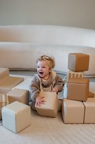 HENVAE® Foam Stapelblokken 12-delig inclusief opbergtas - Zachte Speelblokken - Baby Speelgoed 6 maanden - Stapeltoren - Bouwblokken - Foam Blokken - Montessori Speelgoed - Educatief speelgoed - Sensorisch Speelgoed Baby - Kindercadeau