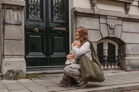 Mozz Mom Bag Teddy olive