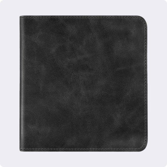 Hoesje Geschikt voor Kobo Libra Colour Hoesje Leer Luxe Bescherm Case - Hoes Geschikt voor Kobo Libra Colour Leren Hoes Book Cover - Zwart van Hoesje  — afbeelding 5
