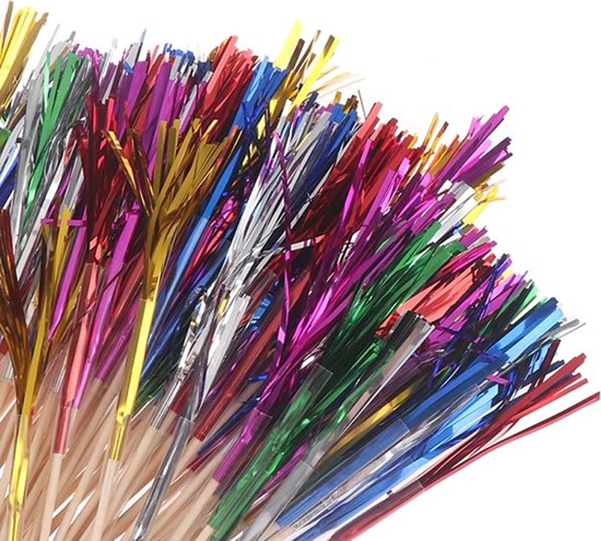 Knaak Vuurwerk Prikkers Set - 50 Stuks - Gekleurd - Palmboom Cocktailprikkers - Feestdecoratie