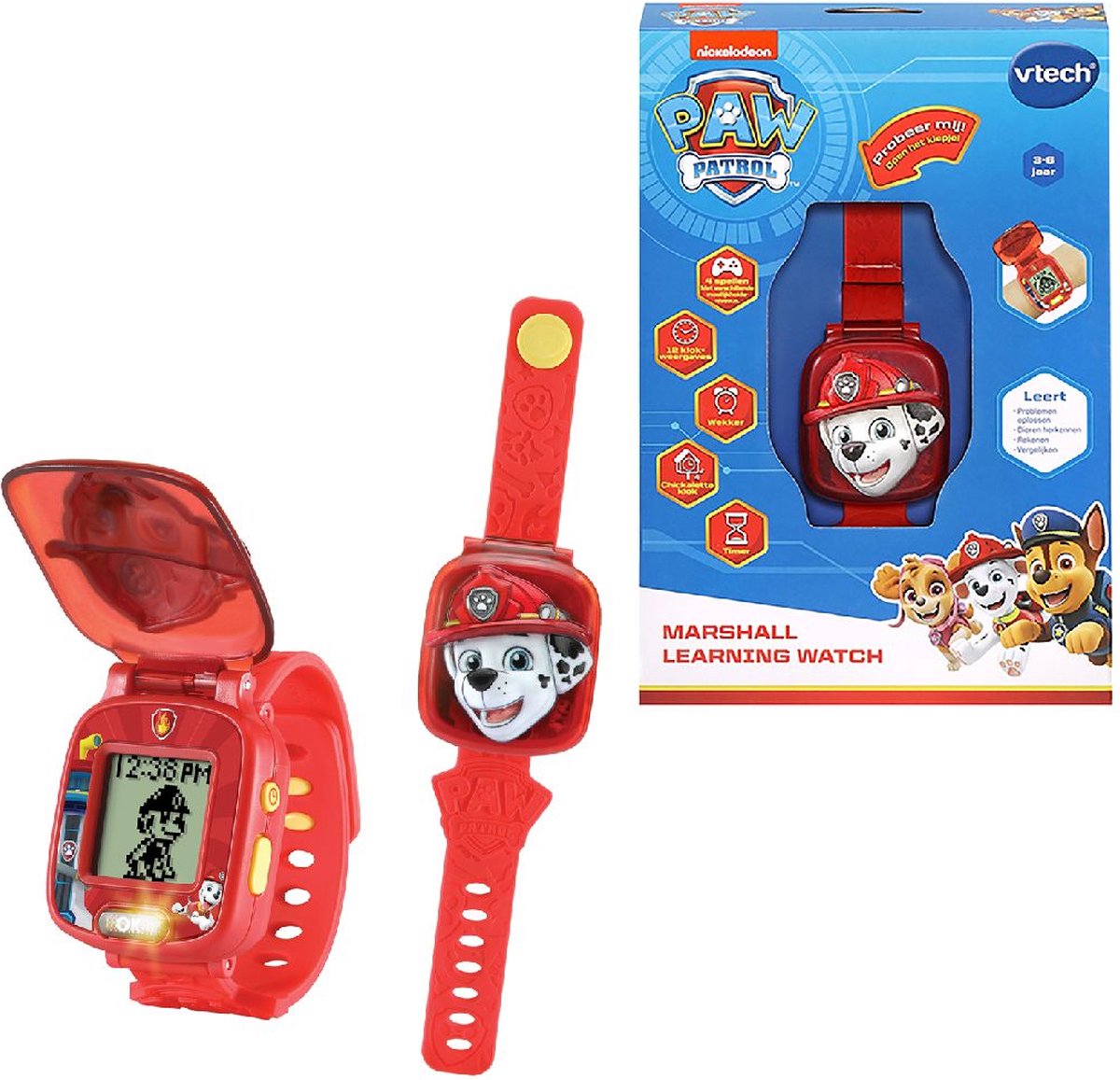 VTech PAW Patrol Marshall Learning Watch - Educatief Speelgoed - Maak Kennis met Cijfers en Problemen Oplossen - 3 tot 7 Jaar — afbeelding 19