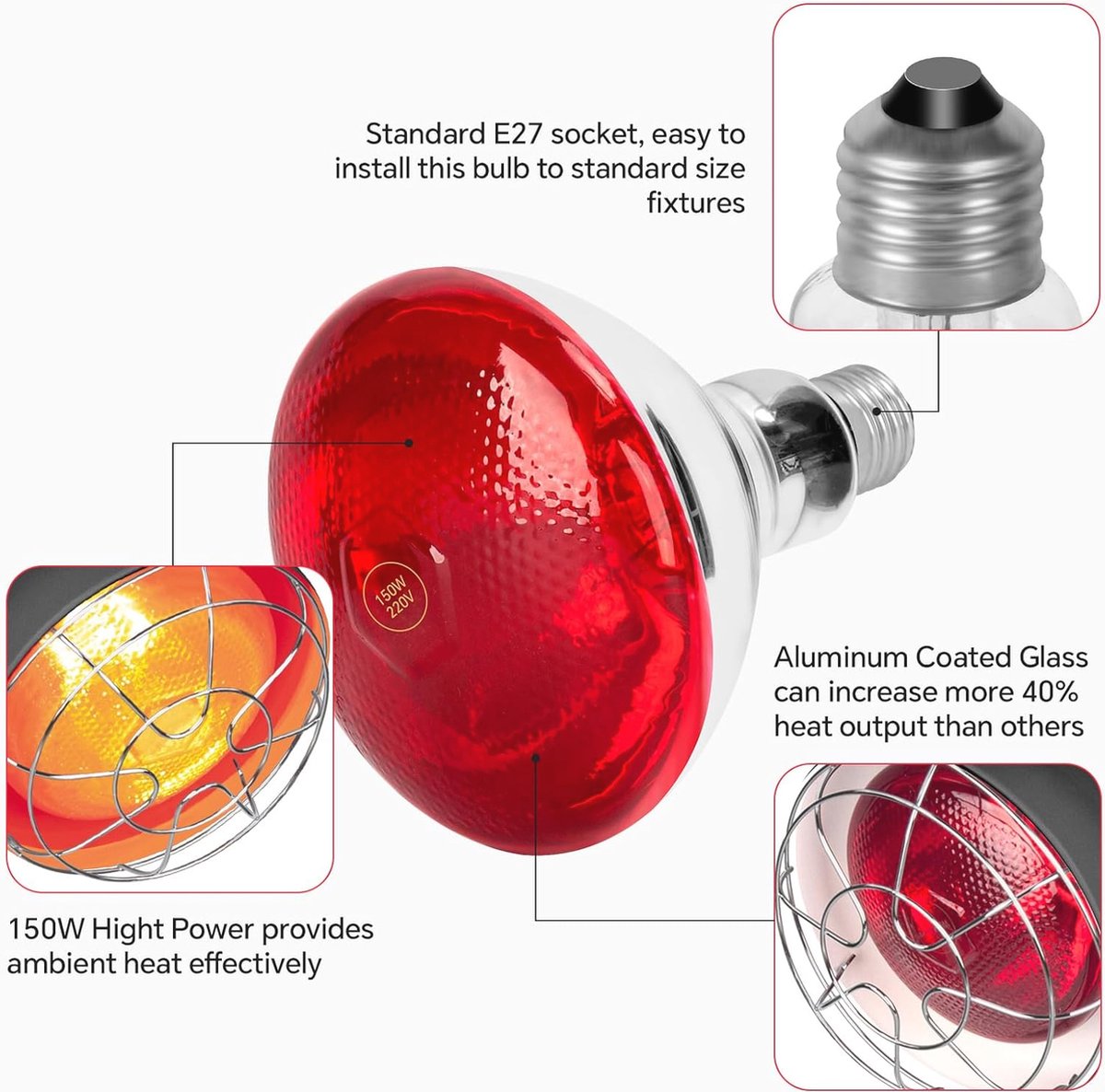 Hoe lang mag je een infrarood -of rood licht lamp gebruiken