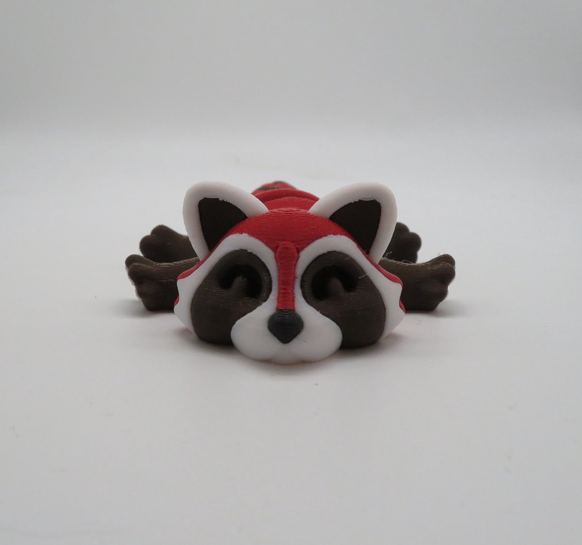 Veras Arts & Dice | Rode Panda Kleine Panda Figuur - Rode Panda - Kleine Panda - Speelgoed - Verzamelobject - Zwart Wit Bruin Rood