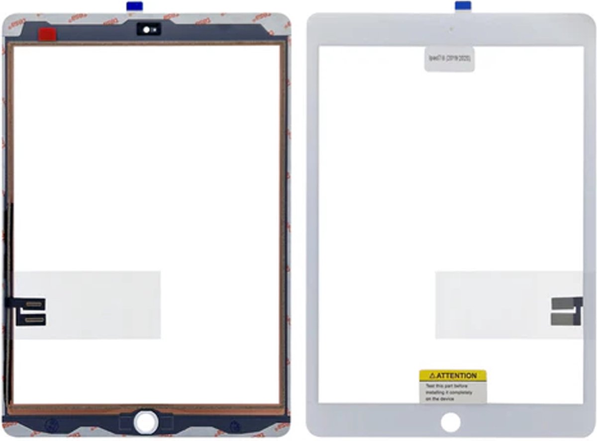 Display en Digitizer geschikt voor iPad 7 (2019), iPad 8 (2020) 10.2" - Wit