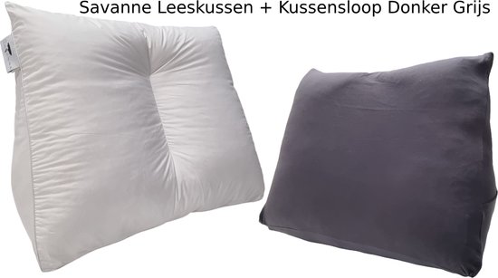 Ducky Dons leeskussen – inclusief kussensloop – antraciet