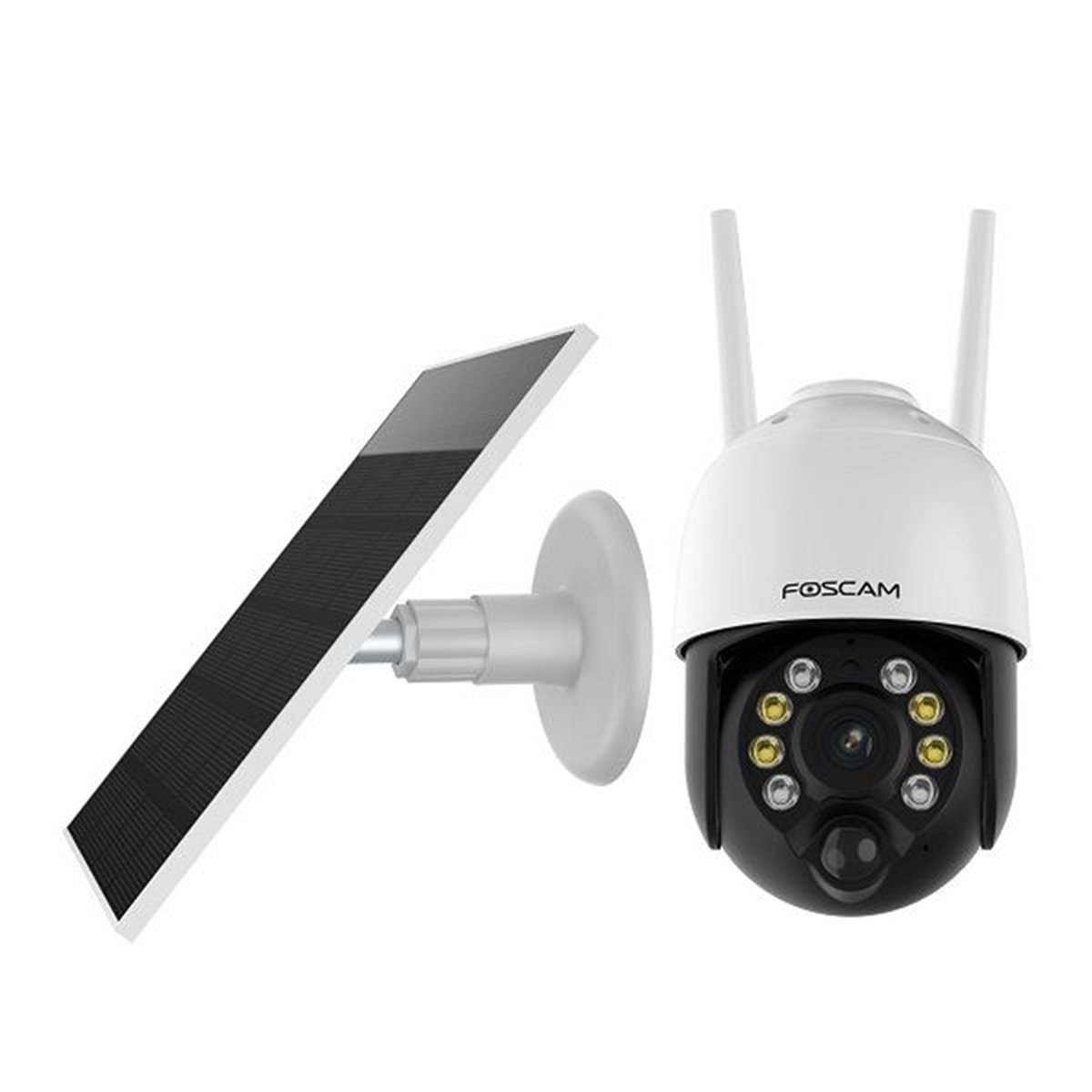 Foscam B4 IP Camera - 100% draadloze - 2K/4MP - Nachtzicht - Pan/Tilt - Zonnepaneel - Batterijcamera - Wit – foto 8
