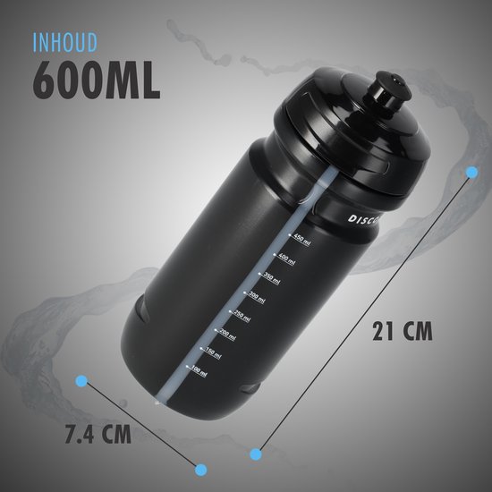 Lot de 2 bouteilles d'eau de sport, 750 ml, anti-fuite, sans