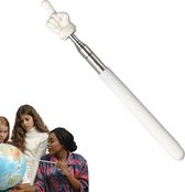 Telescopische Leraren Pointer, Mini Hand Pointers Vinger Pointer Stick Intrekbare Leraar Pointer Presentatie Tool