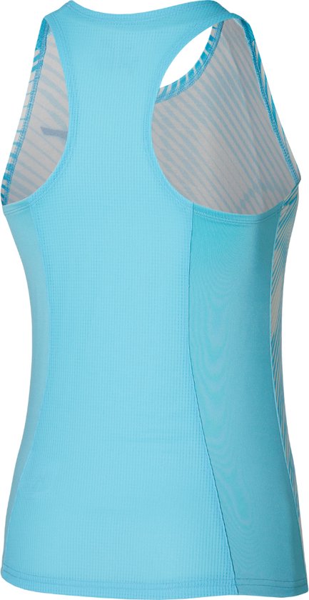 Débardeur imprimé Mizuno Charge Femme L Blue Glow