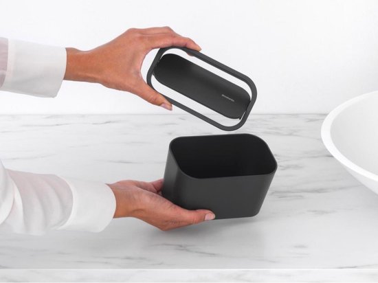 Brabantia MindSet bac à déchets de bain - Dark Grey