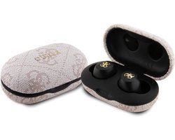 Guess True Wireless 4G Metal Bluetooth In-Ear Oordopjes - Roze