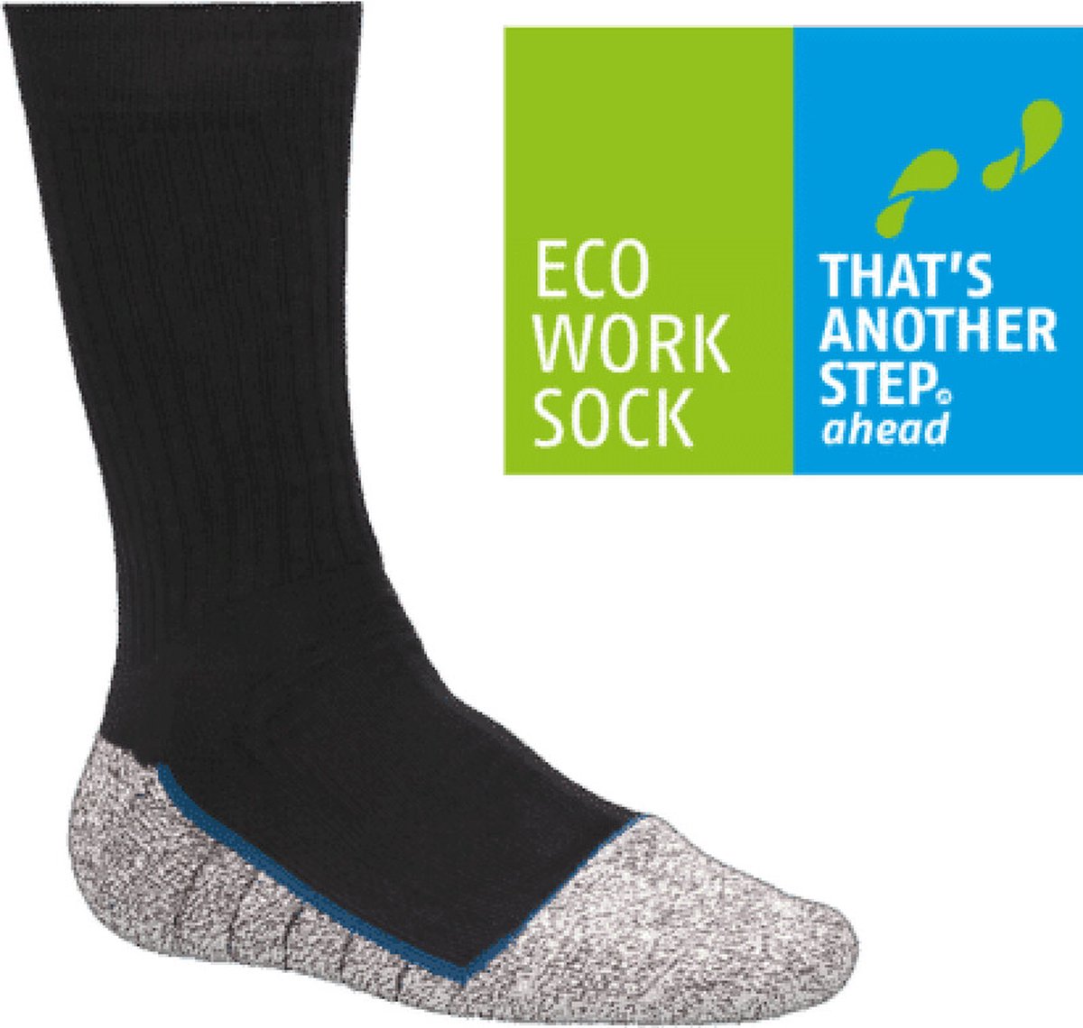 Bata Cool MS2 Eco werksokken zwart maat 39-42