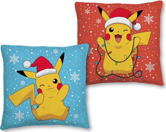 Pokémon Kussen, Santa - 40 x 40 cm - Polyester