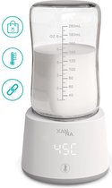 Xanna® Draagbare Baby Flessenwarmer voor Onderweg inclusief 2 Adapters - Flessenwarmer - Draagbare flessenwarmer -Geschikt voor o.a. (Smalle Hals) Dr. Brown's, (Bred hals) Dr. Brown’s, Difrax, Medela & Nanobebe, AVENT Philips, Chicco & Dodie - Wit