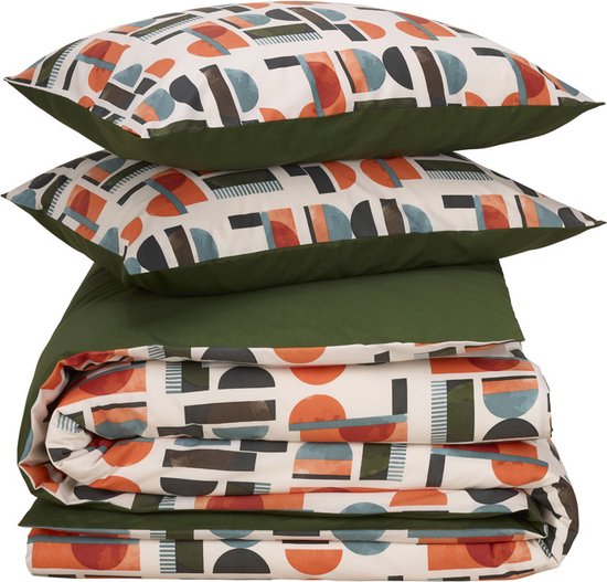 Housse de couette De Witte Lietaer Lisboa - Twin - 240x200/220 cm - Vert Grenoble