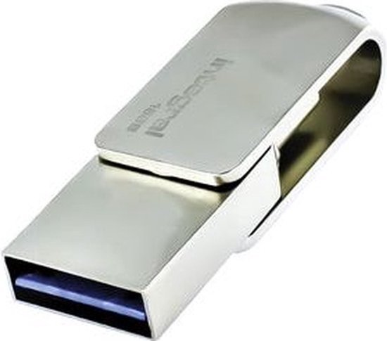 Integral 16GB 360-C Dual USB-C & USB 3.0 lecteur USB flash 16 Go USB Type-A / USB Type-C 3.2 Gen 1 (3.1 Gen 1) Argent