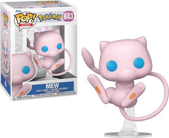 Funko POP! Games: Pokemon - Mew Figur 9,5cm Sammlerstück