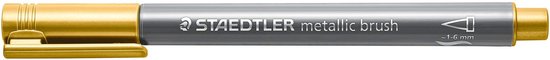 Staedtler Stylo pinceau métallisé 8321, set de 7 couleurs