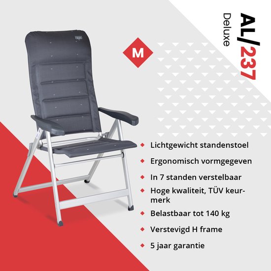 Crespo - Standenstoel - AL/237 - Deluxe - Donker grijs van Crespo — afbeelding 2